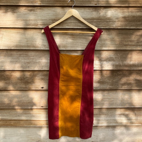 Urban Outfitters BDG Velvet Panel Dress - Picture 1 of 3